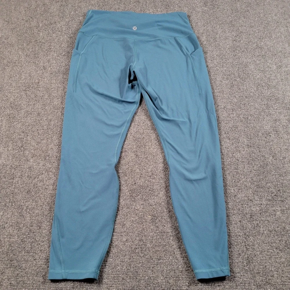 Lululemon‎ Pants Womens 10 Blue Align Pant Yoga Leggings Pockets High Rise